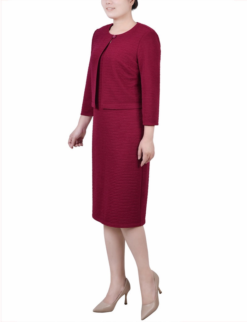 Vestido con chaqueta de mangas 3/4 (copia)