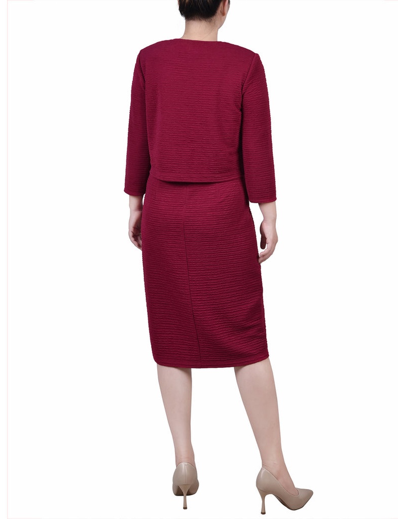 Vestido con chaqueta de mangas 3/4 (copia)