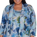 Saco dos en uno  floral de acuarela