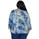 Saco dos en uno  floral de acuarela