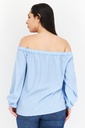 Blusa con escote de moño