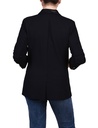 Blazer con solapas de satén