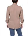 Chaqueta cruzada de crepé