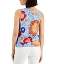 Blusa con cuello en V y estampado