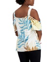 Blusa con escote cuadrado