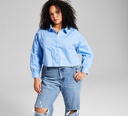 Blusa corta de botones