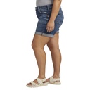 Shorts de mezclilla de tiro medio