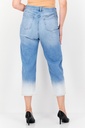 Jeans Capri rectos diseño Tie dye