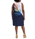 Vestido cuello redondo sin mangas