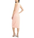 vestido cuello en v sin mangas
