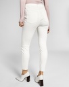 Jeans skinny con dadillo sin rematar