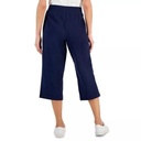 Capri con cintura de cordón ajustable