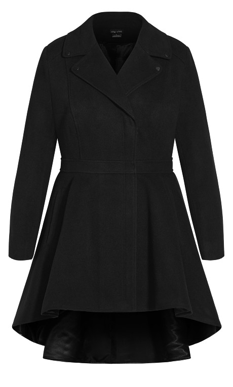 Abrigo de volantes manga larga