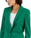 Blazer de un botón con solapa