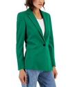 Blazer de un botón con solapa
