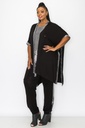 Kimono curvo con lentejuelas