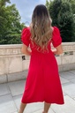 Vestido con manga abullonada