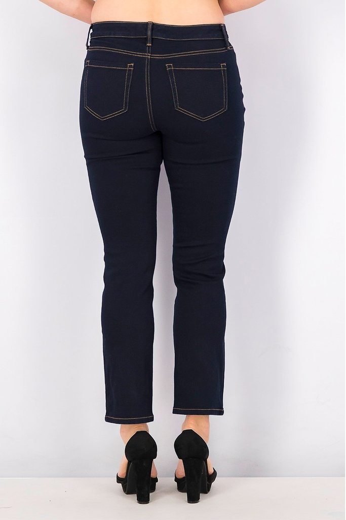 Jeans rectos de tiro medio