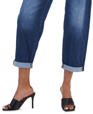 Jeans boyfriend de tiro medio