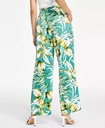 Pantalones de satén con estampado