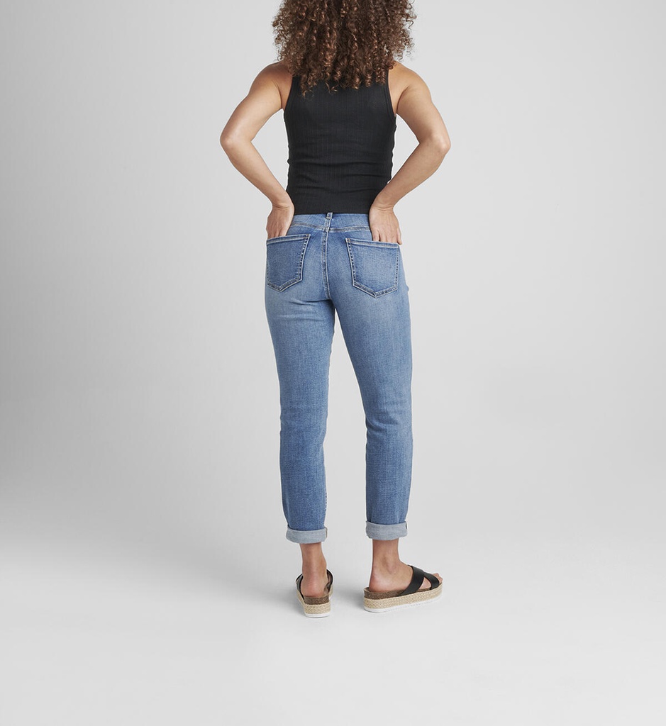 Jeans de tiro medio estilo novia