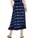 Falda midi con rauas Tyedie