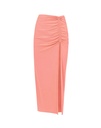 Falda midi con abertura frontal