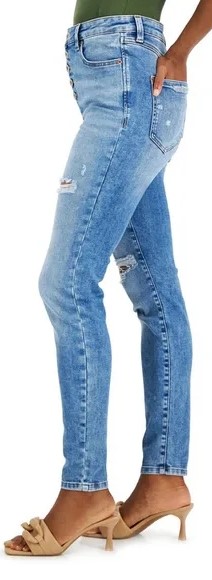 Jeans skinny desgastados