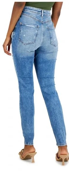 Jeans skinny desgastados