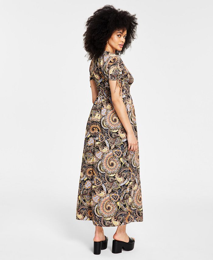 Vestido con estampado paisley