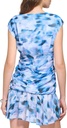 Vestido sin mangas fruncido