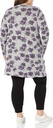 Vestido tipo túnica con estampado floral