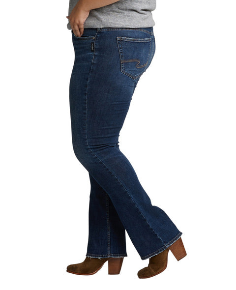 Jeans con corte de bota Curvy-fit