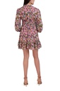 Vestido mangas largas tipo globo