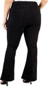 Jeans acampanados de talle alto
