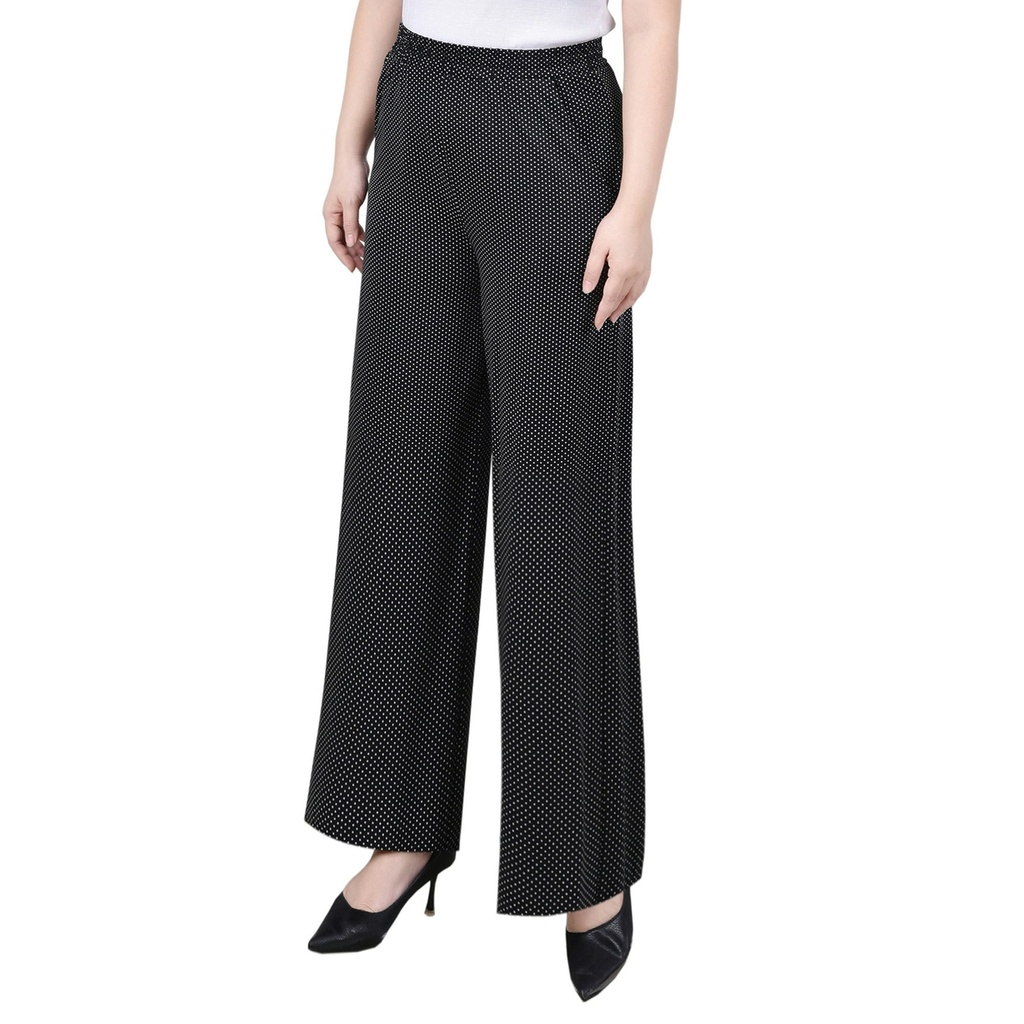 Pantalón de pierna ancha de lunares