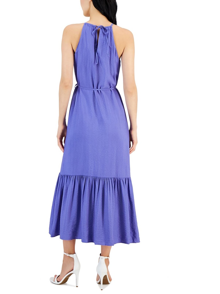 Vestido maxi escalonado