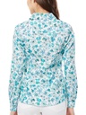 Blusa manga larga con estampado floral