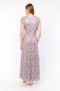 Vestido largo  floral tubo