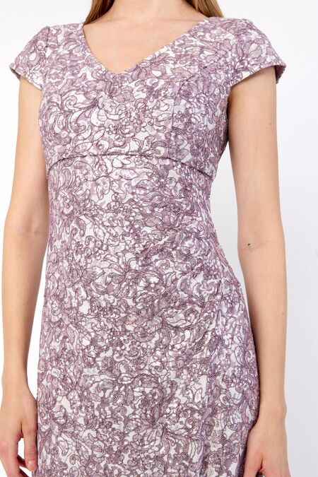 Vestido largo  floral tubo