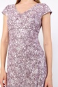 Vestido largo  floral tubo