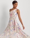 Vestido con un solo hombro floral