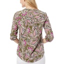 Blusa con estampado paisley
