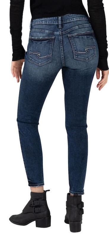 Jeans skinny de tiro medio -Curvy fit