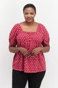 Blusa integral de escote cuadrado