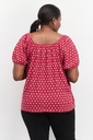 Blusa integral de escote cuadrado