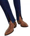Jeans con dobladillo dividido