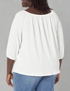 Blusa con hombros descubiertos
