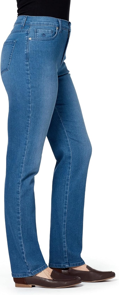 Jeans rectos tiro alto Amanda