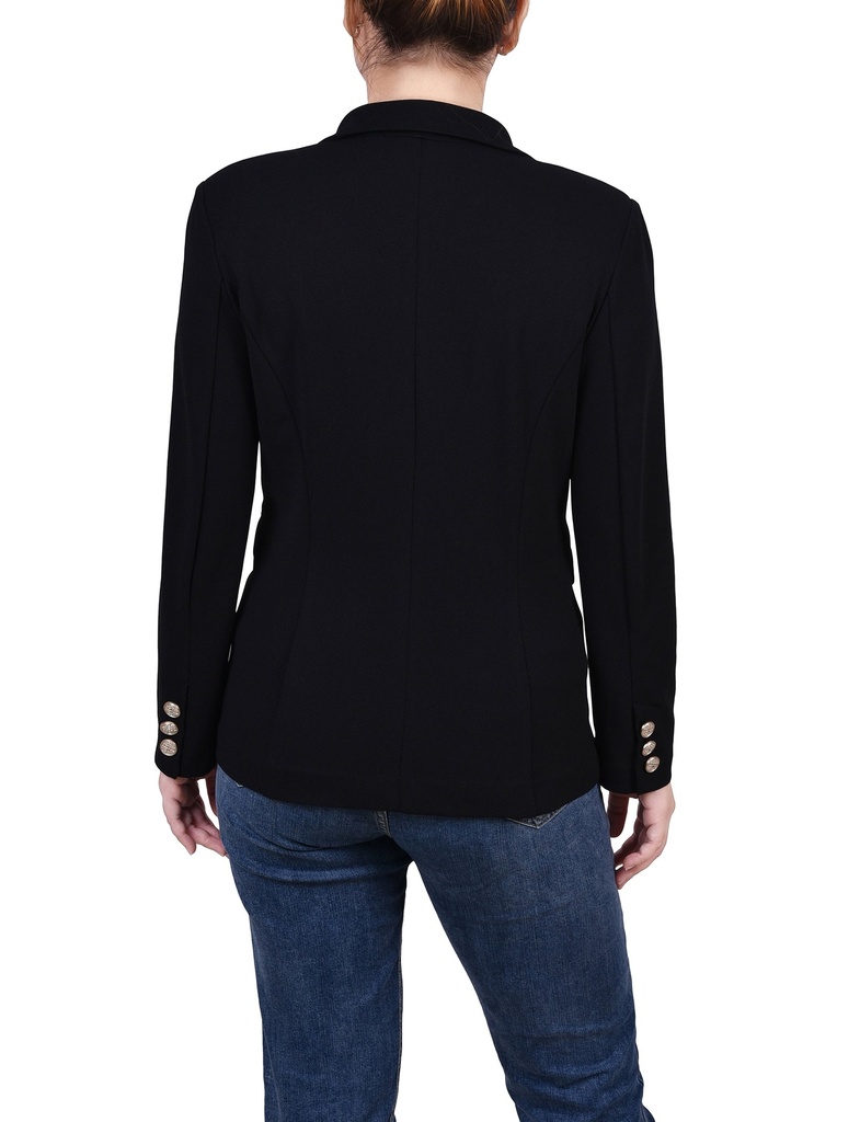 Blazer con cuello de muesca